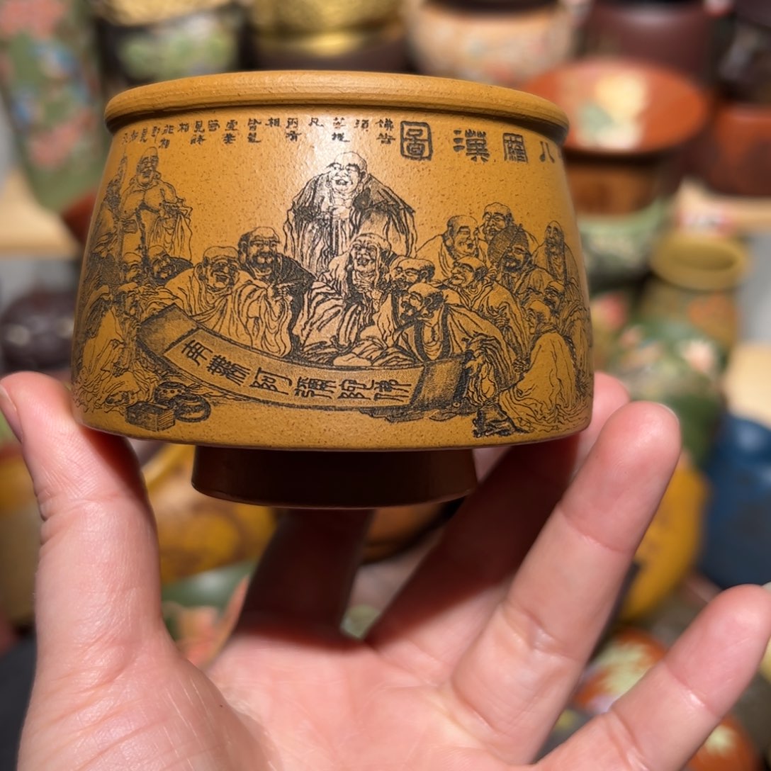 紫砂茶杯宜兴紫砂主人杯