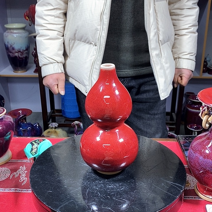 瓶中国神垕精品钧瓷