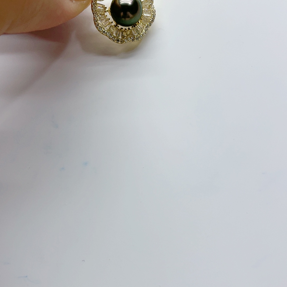 海水珍珠颈饰银S925镶嵌