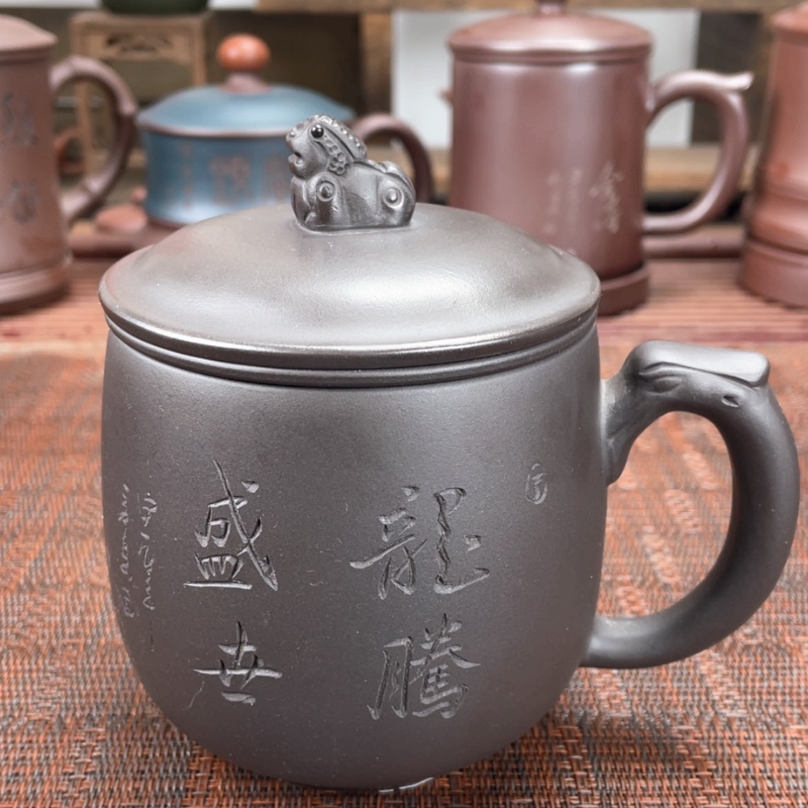 【闪购商品】紫砂茶杯宜兴原矿紫砂盖杯微瑕