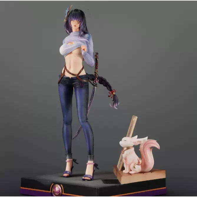 【MK优选】FA雷电将军 奶香雷霆 奶香一刀雕像模型摆件