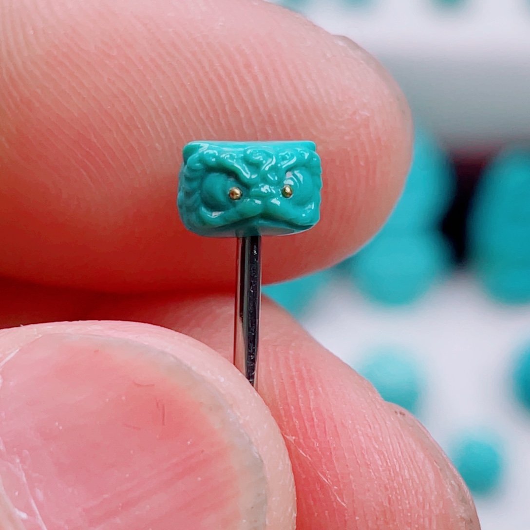 绿松石未镶嵌吊坠(不含链)