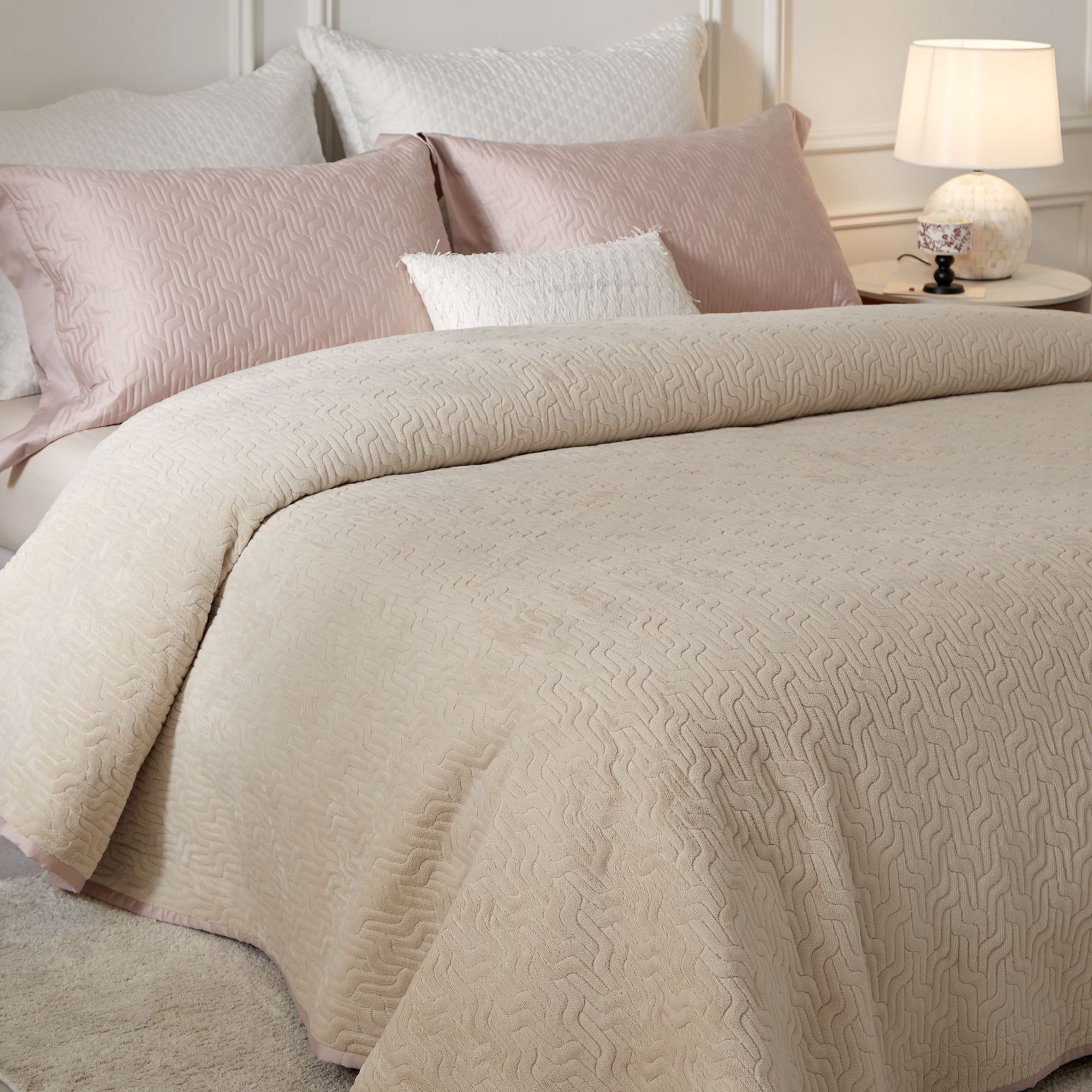 KASS LETON卡诗兰顿焕彩魔法三层双感夹棉床盖床品套件