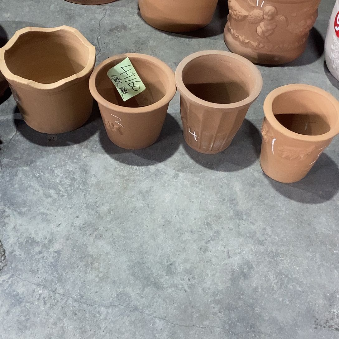 红陶微瑕捡漏4个