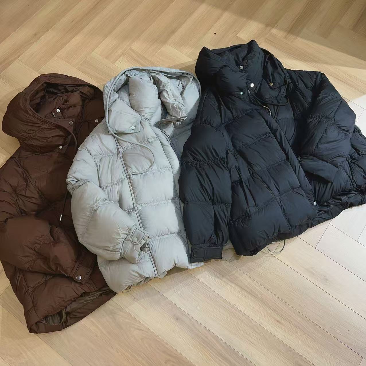 【福利款2】 带帽专机线羽绒服外套