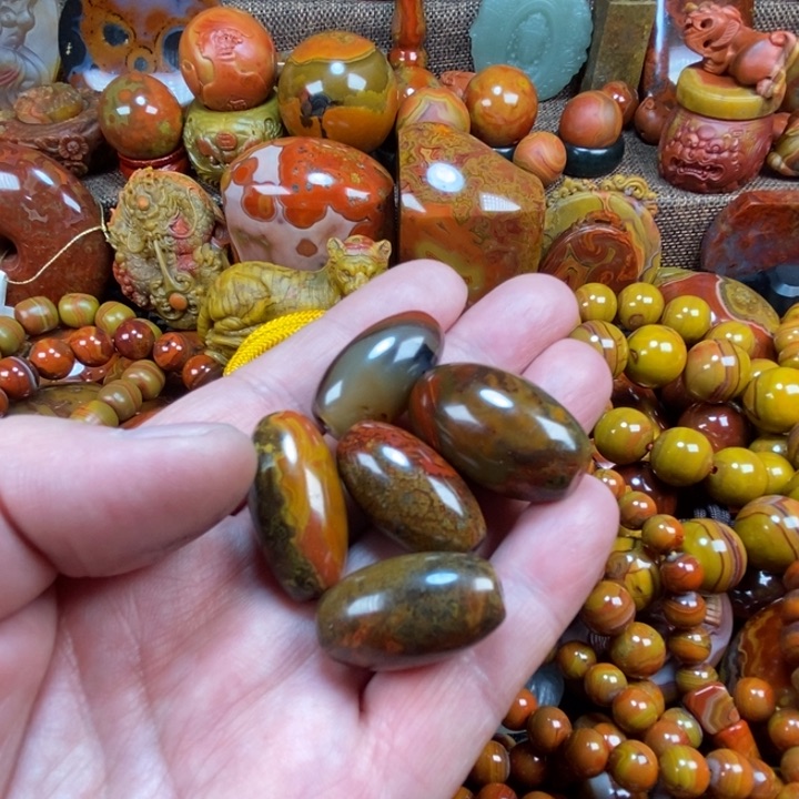 玛瑙/玉髓手链未镶嵌尘*