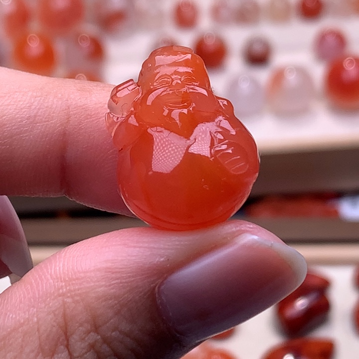 南红玛瑙未镶嵌珠宝半成品财财