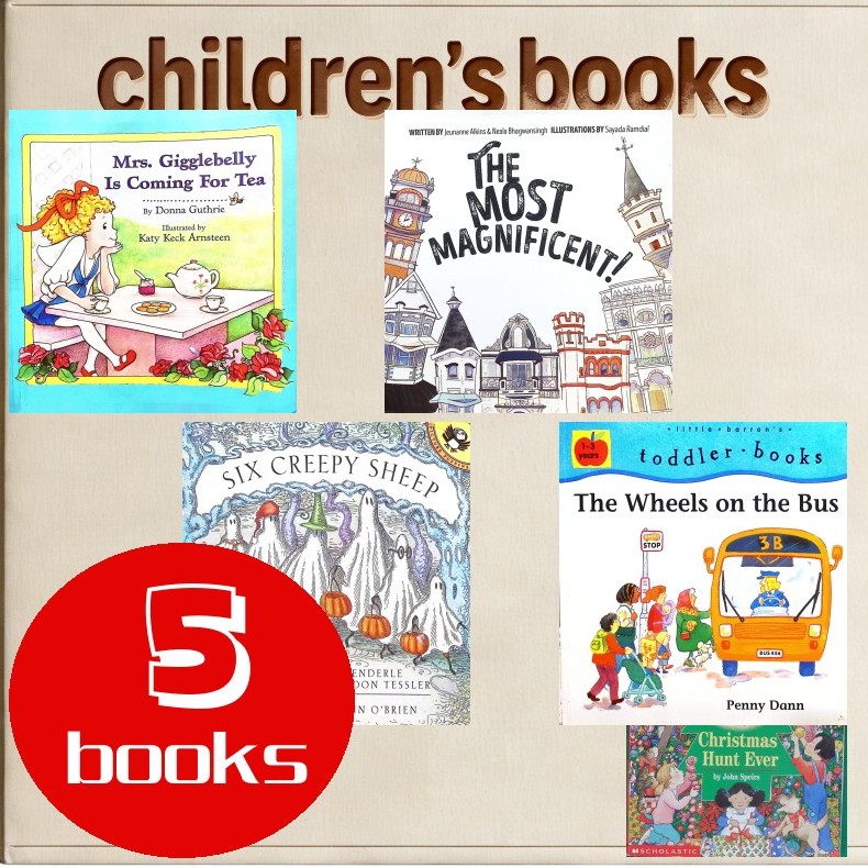 英文原版绘本5本93251218005