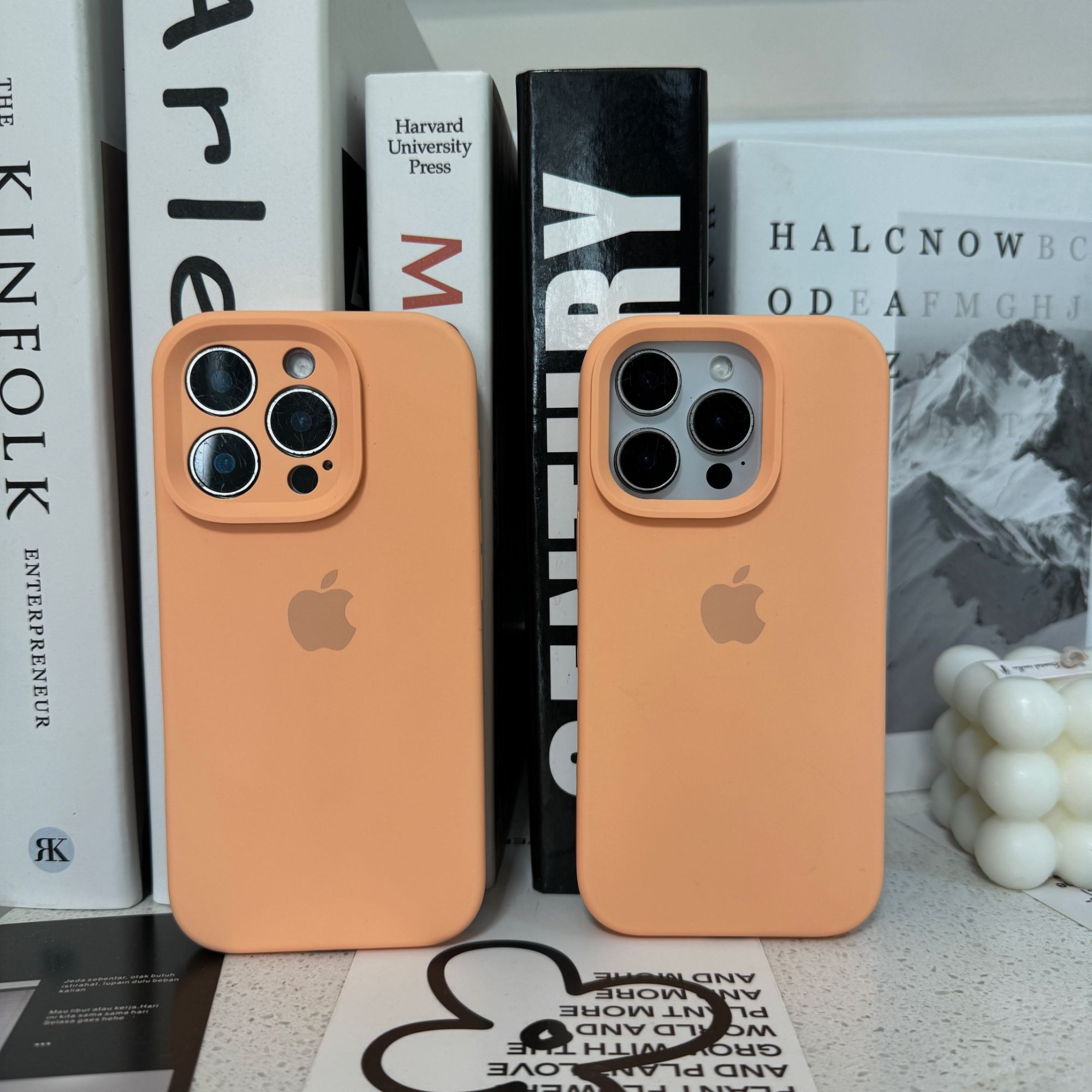 【蜜瓜色】适用苹果17/16系列液态硅胶防摔手机壳iPhone15/14/13/12