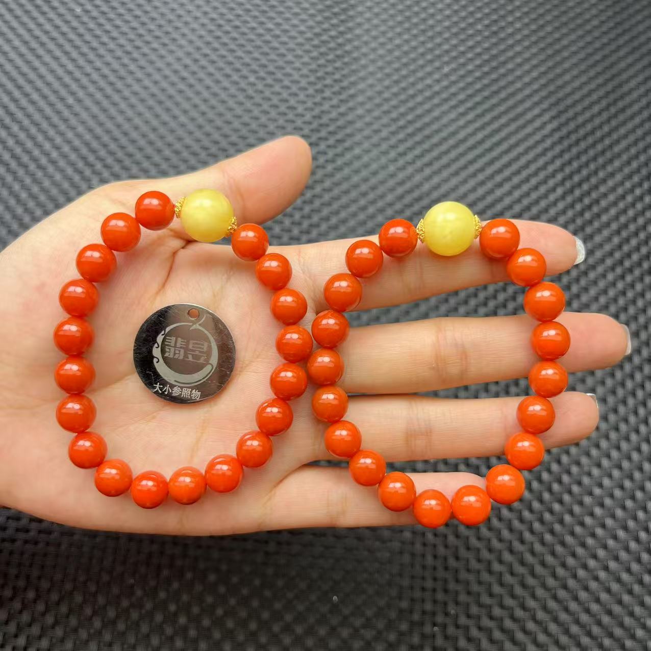 3B21-35519T10-南红手串/约9+/约19颗/-多样性发其一