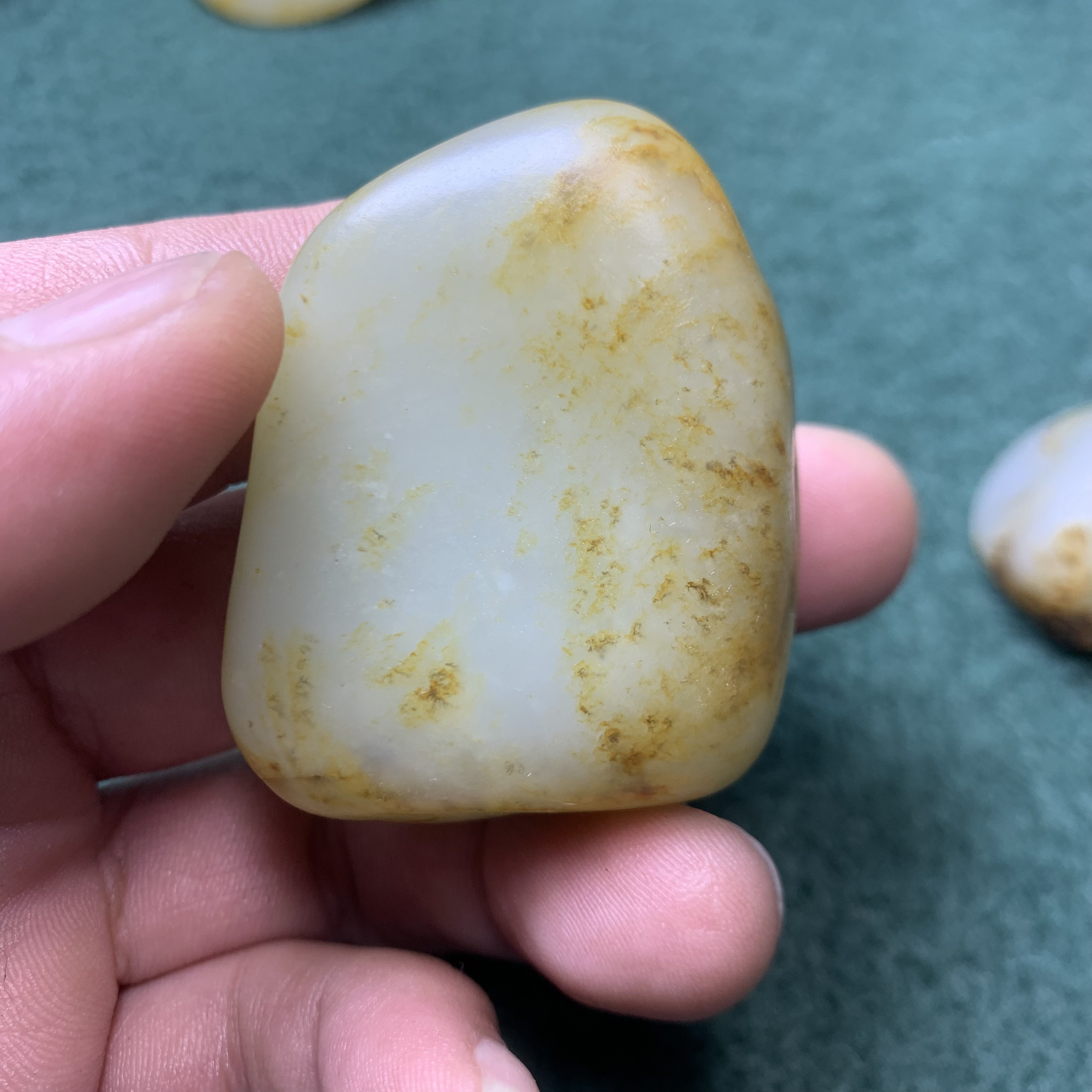 和田玉原石手把料子百度可以温润细腻