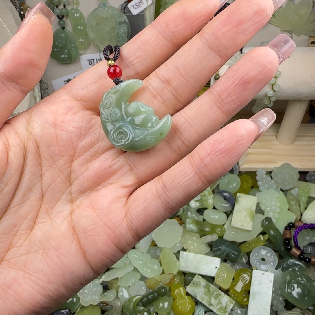 蛇纹石玉岫玉未镶嵌