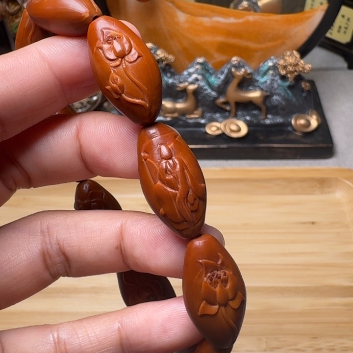 手串/手链橄榄核小尺寸莲花无相佛