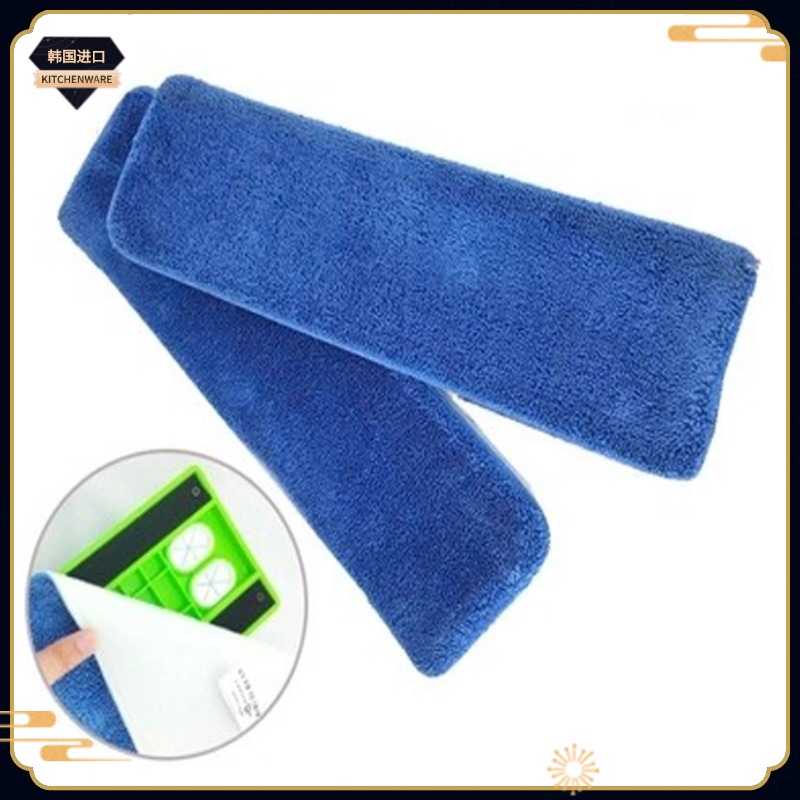 韩国进口GreenPia粘贴式拖布平拖家用擦瓷砖木地板夹布式