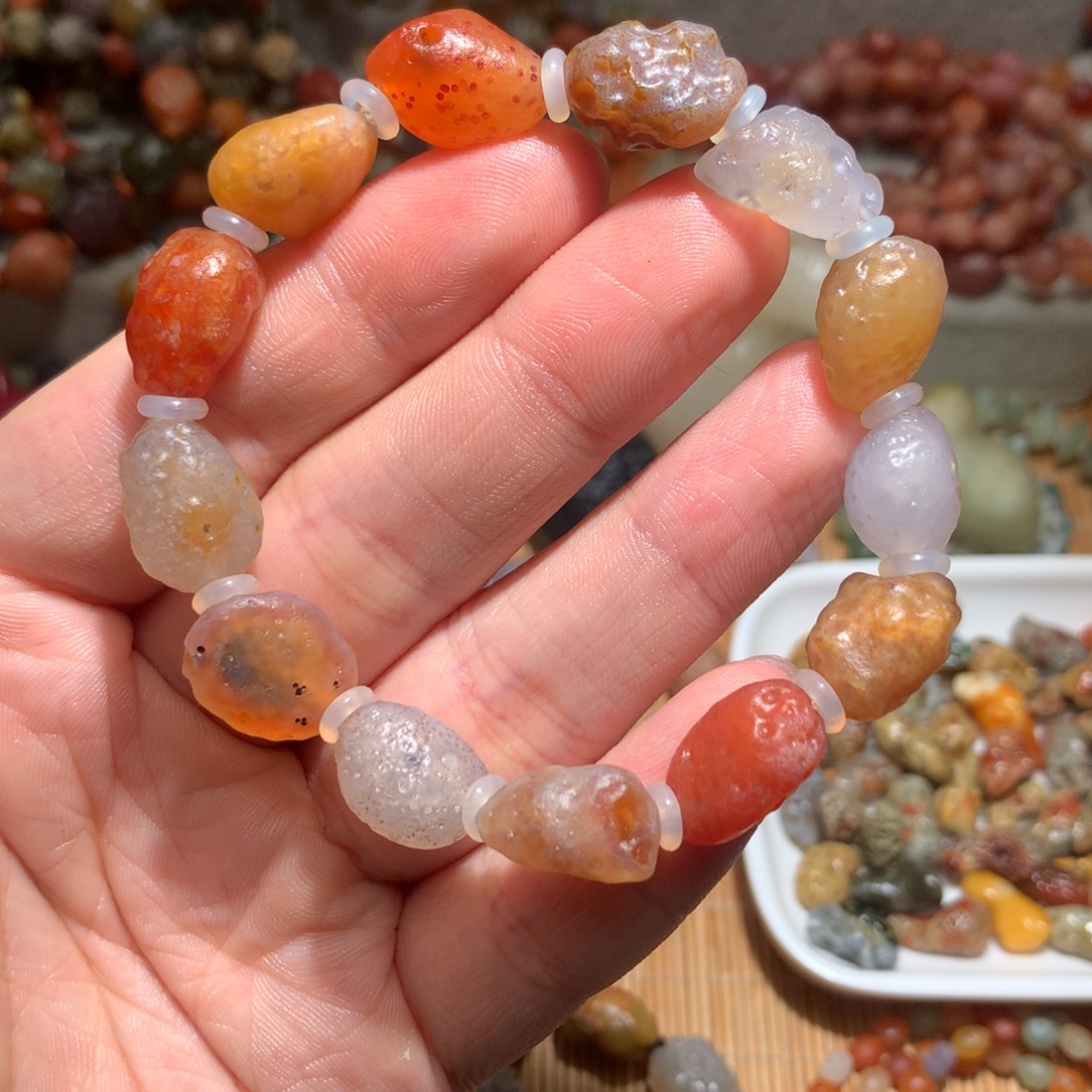 玛瑙/玉髓未镶嵌车挂