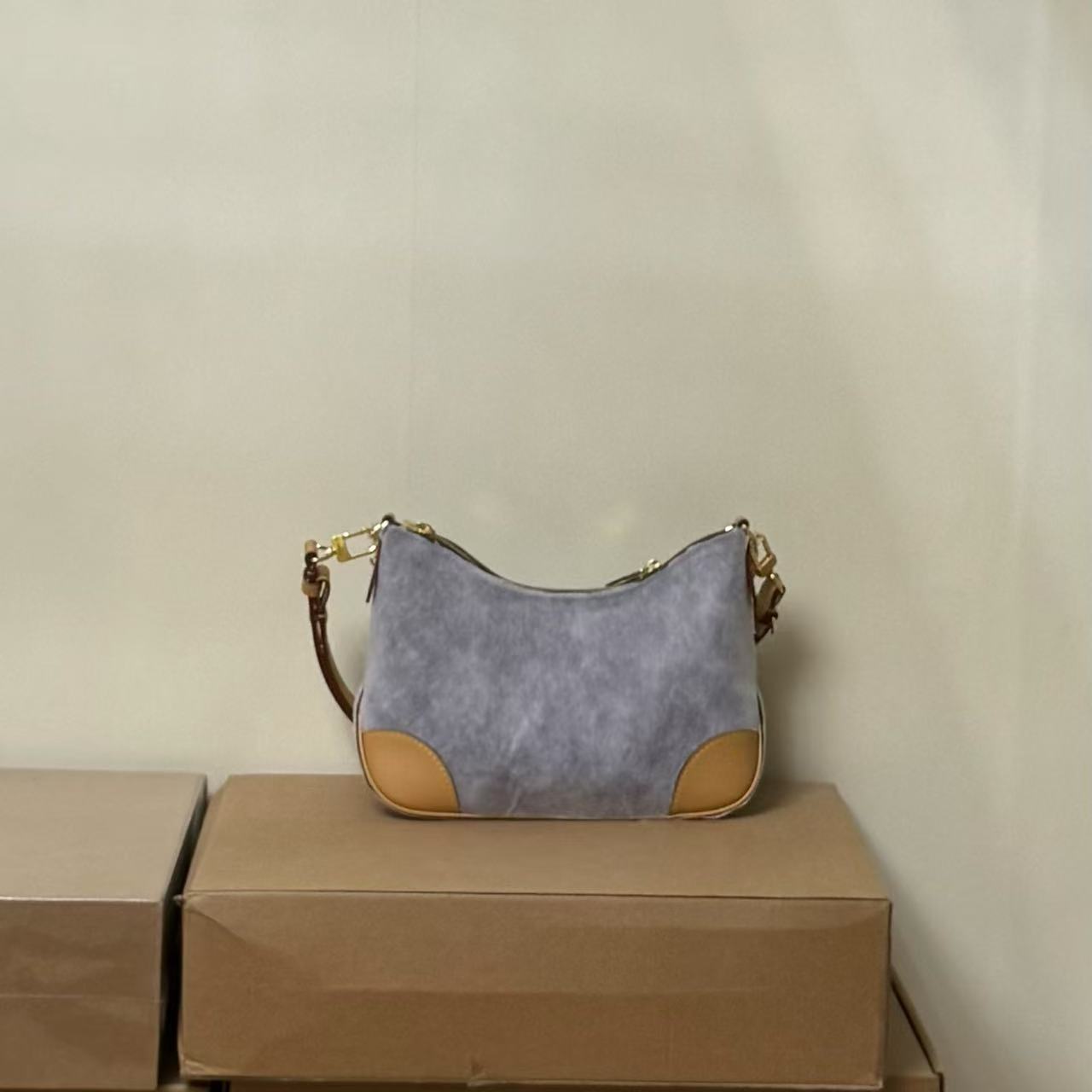 8【牛角】29cm【细节全对】芯片老外订单单肩包