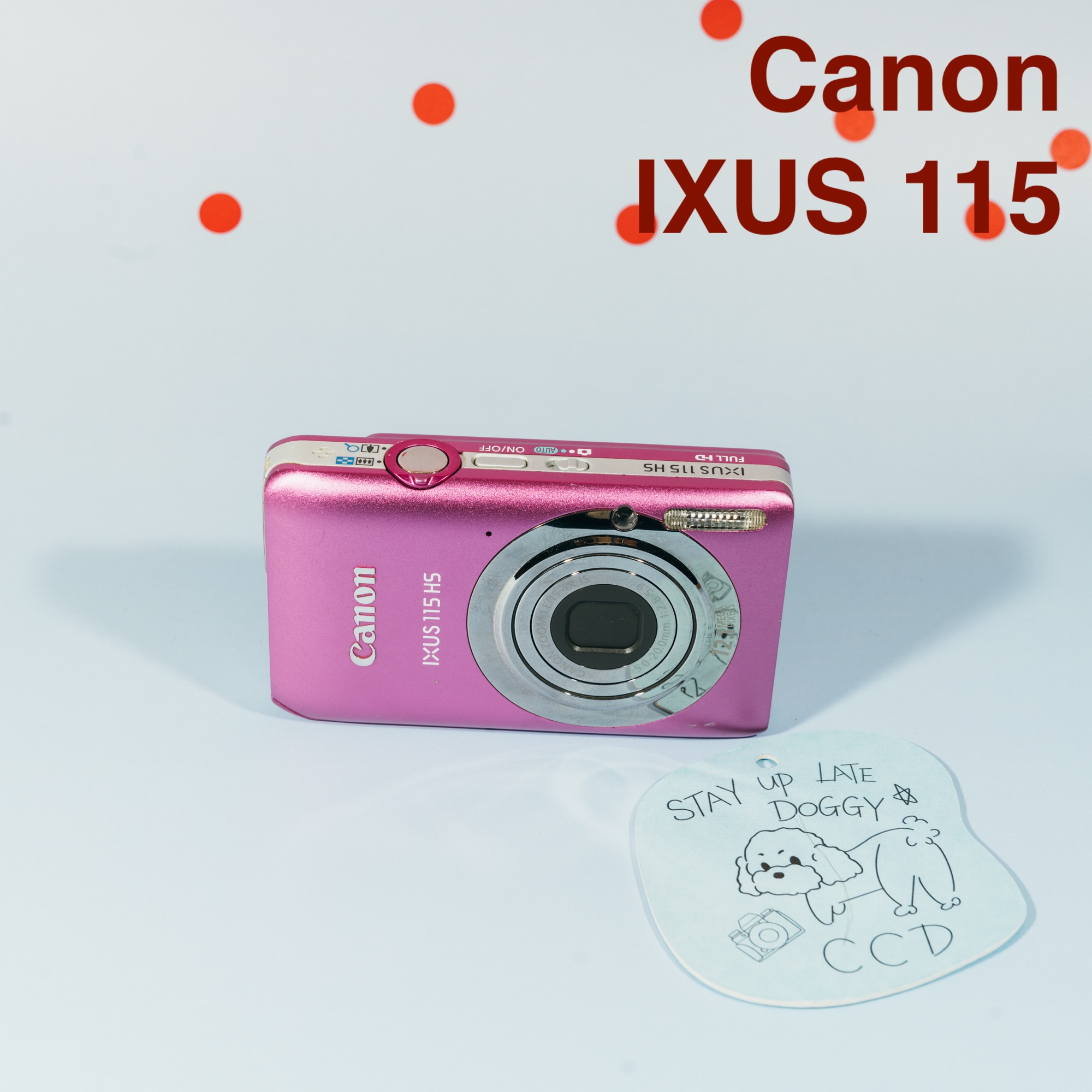 99新 Canon/佳能 ixus115 hs/1210W像素4倍光变带实况冷白皮CCD