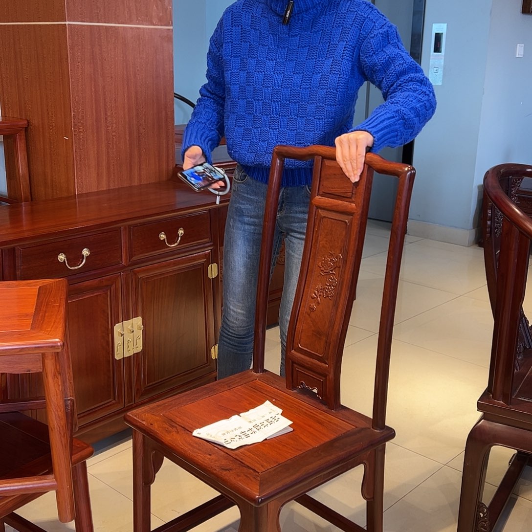 花梨木类家具餐椅