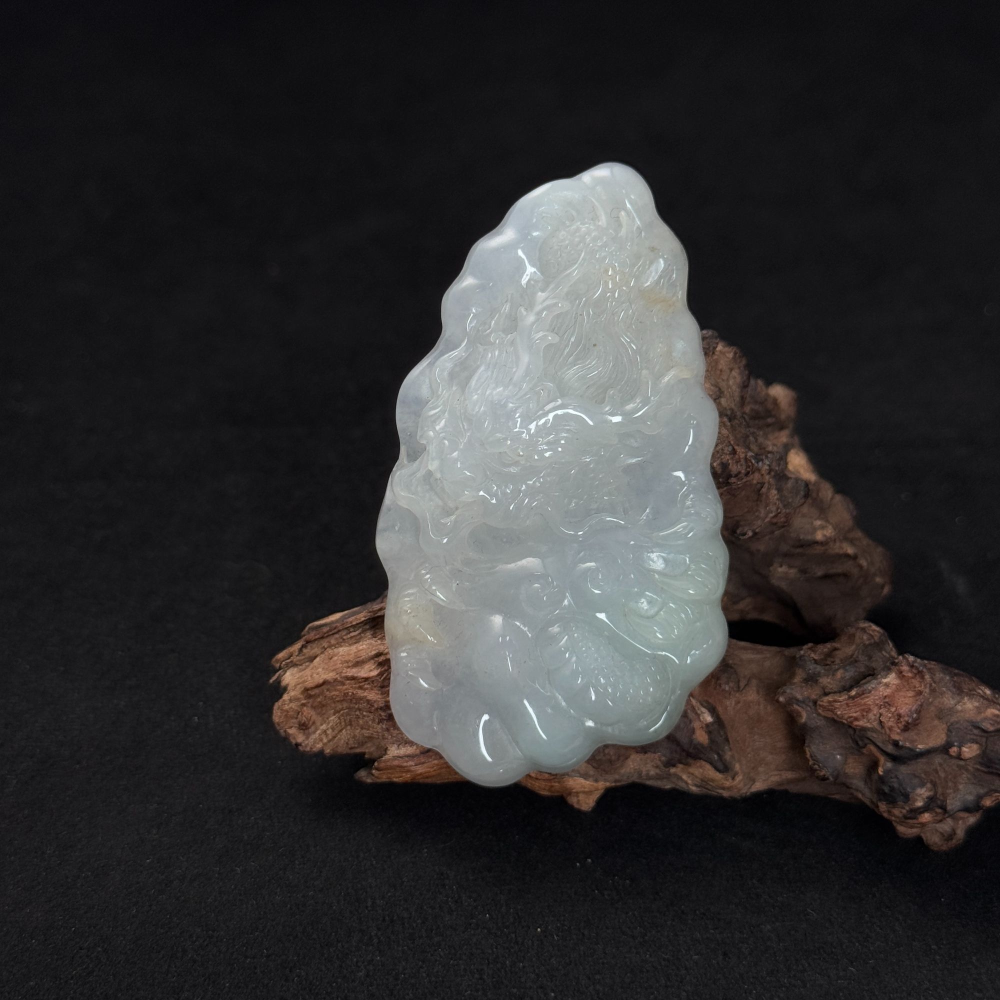 【诚翠拍品第一百零三期午】翡翠88吊坠ZYL4152