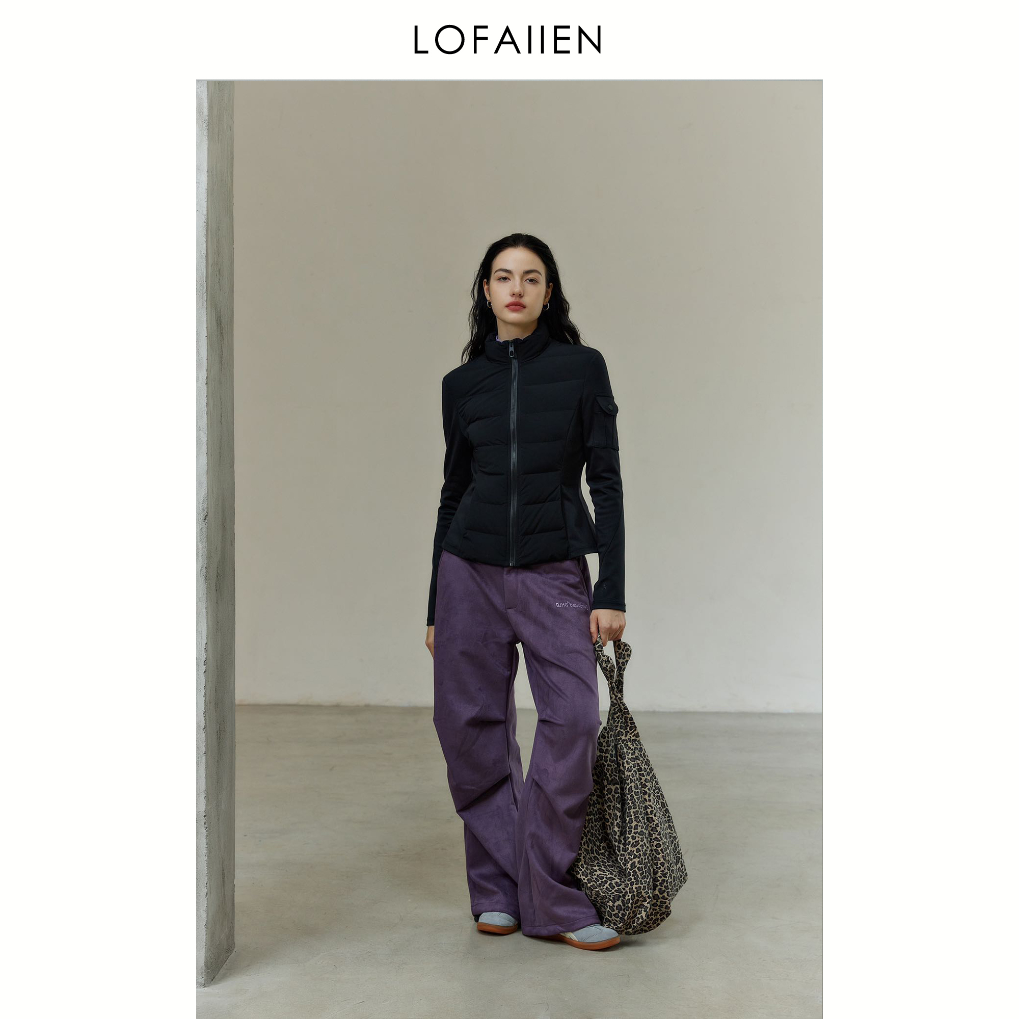LOFAIIEN/洛梵怡HS"元来"冬季休闲轻户外瑜伽运动轻薄羽绒服