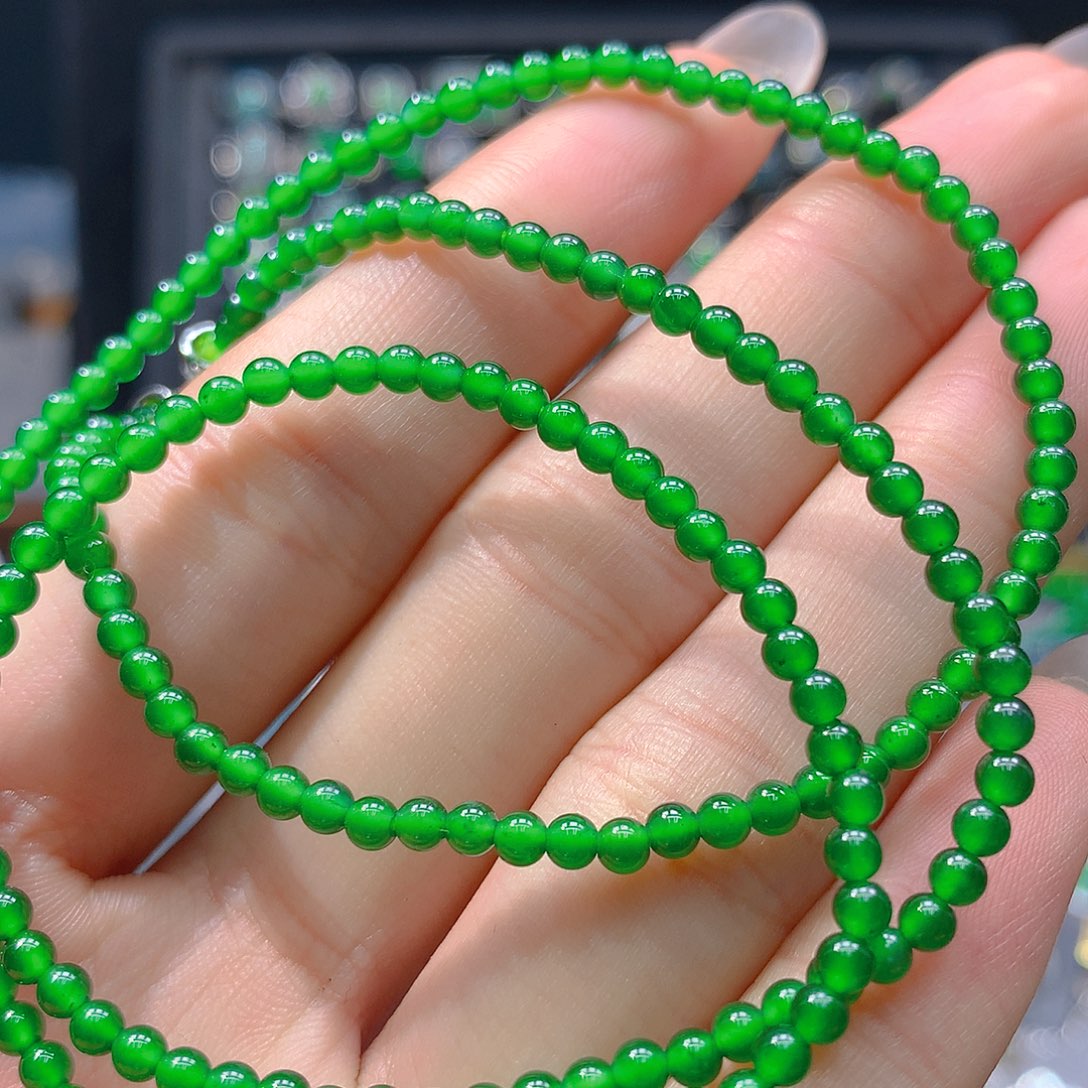 翡翠未镶嵌耳饰天然翡翠