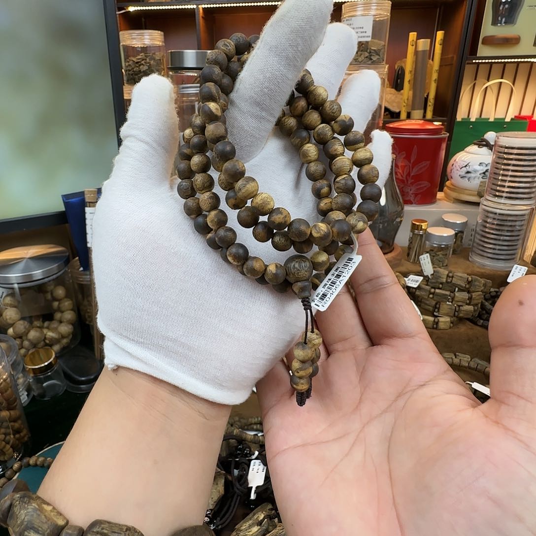 手串沉香乐*圆珠多圈