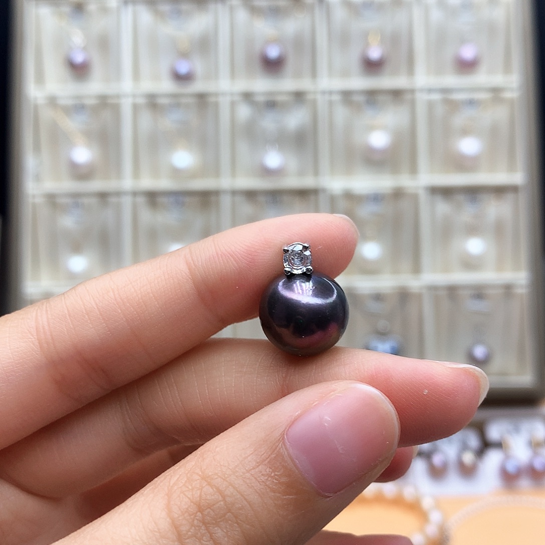 颈饰合金淡水珍珠