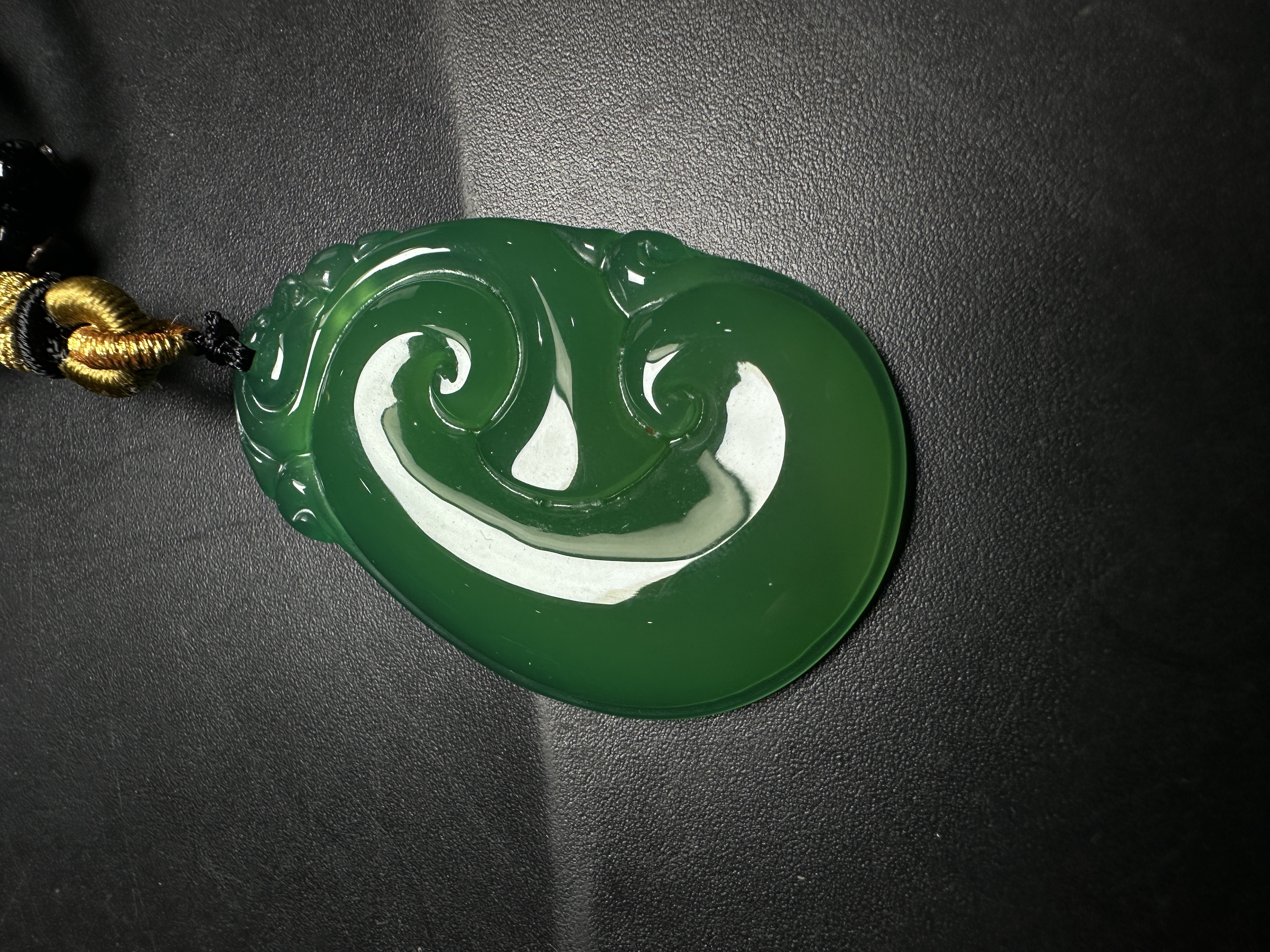 【珠宝少爷】玛瑙绿如意-YS120# 多样性发一