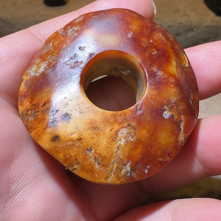 马***溪和田玉（糖玉）未镶嵌颈饰