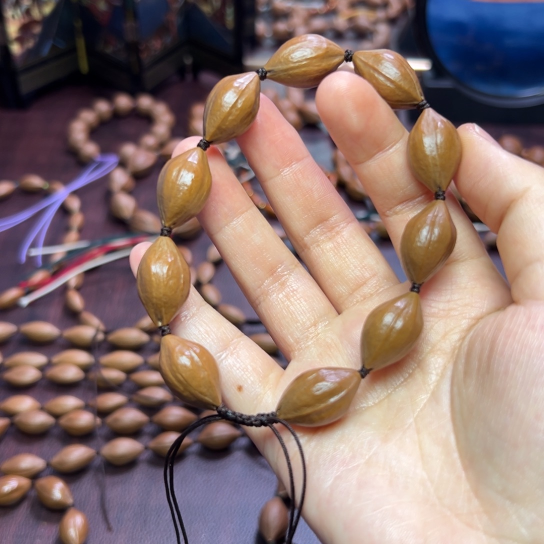 手串/手链橄榄核油 红皮 1.35 2.2左右