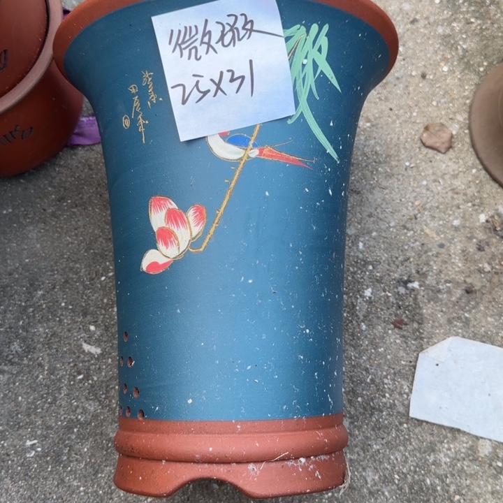 紫砂花盆特价清仓