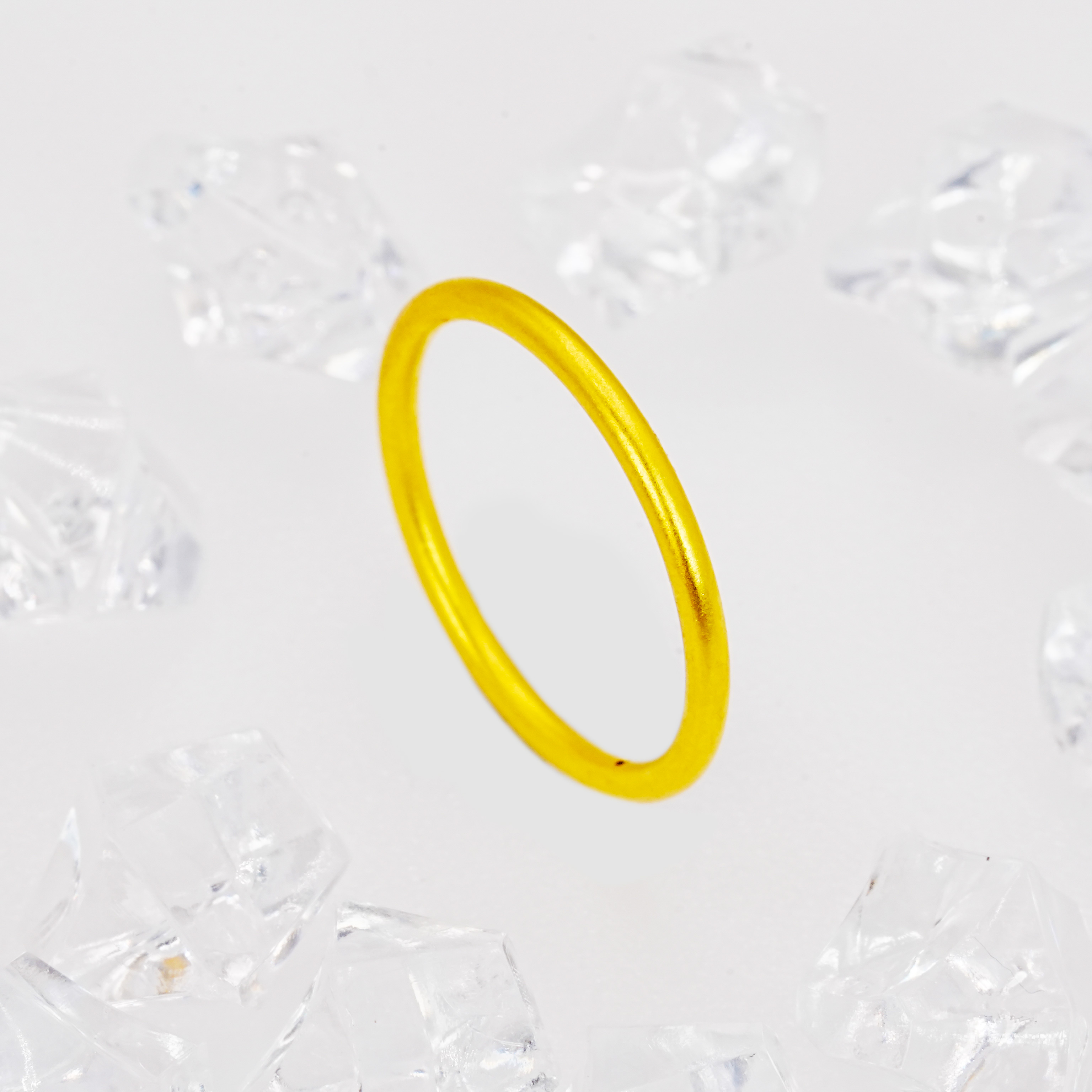 【福源】足金999素圈戒指11号圈口（约0.56g） K