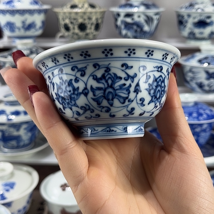 景德镇溪山居手工手绘