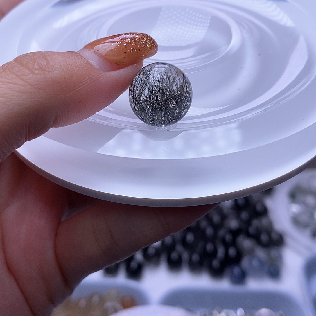 水晶天然水晶定制打孔不退不换未镶嵌