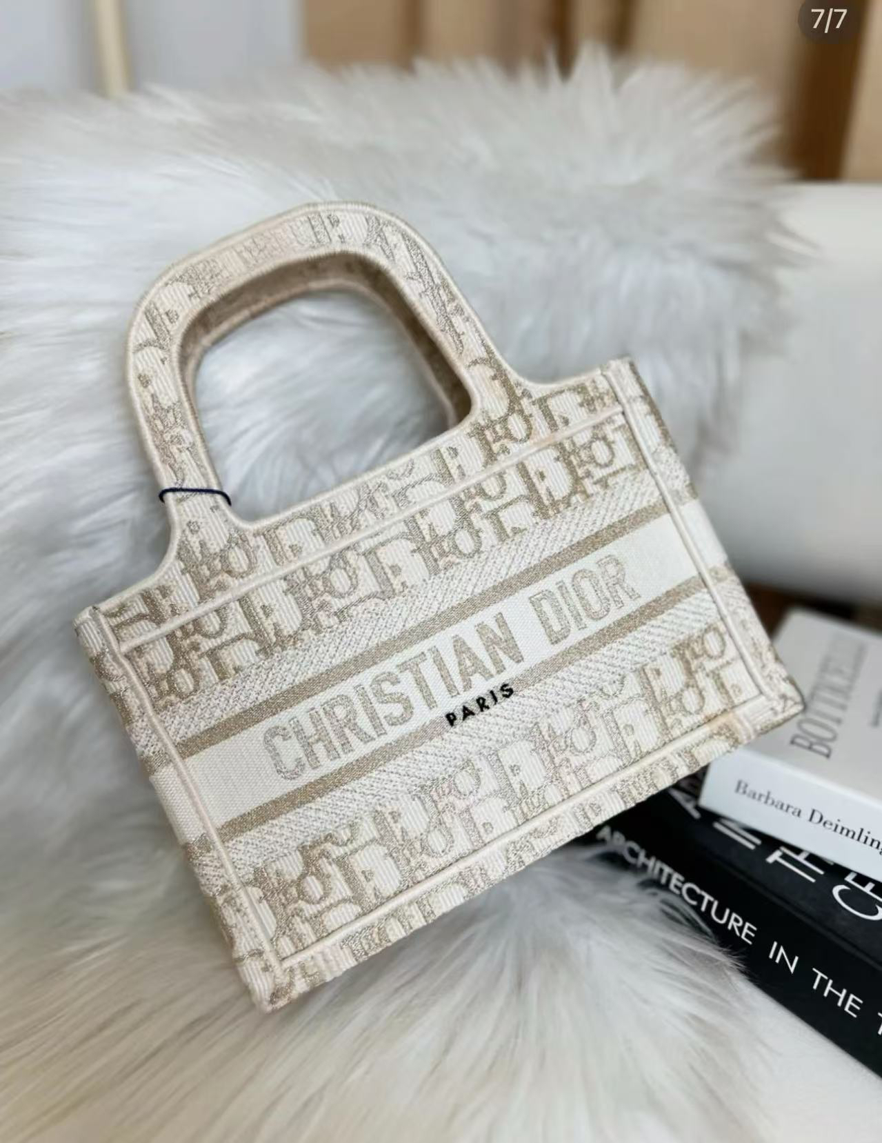 95新 DIOR/迪奥 珍甄 mini托特手提包 66936