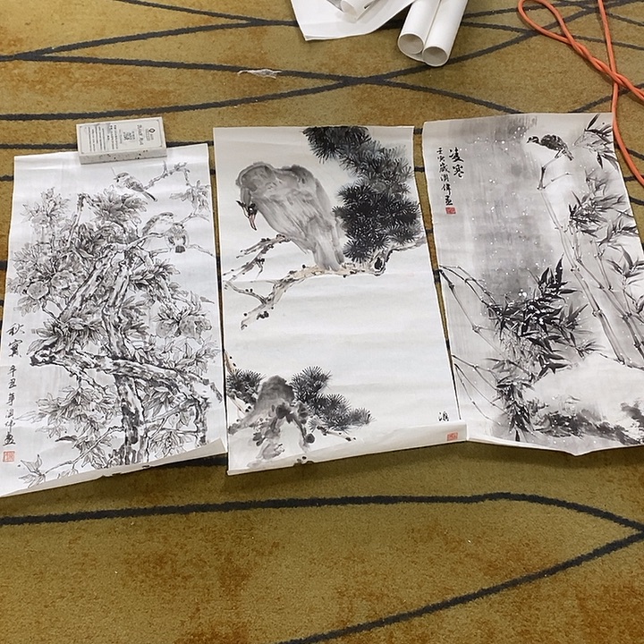 农***士国画34/68常澳伟手绘画芯