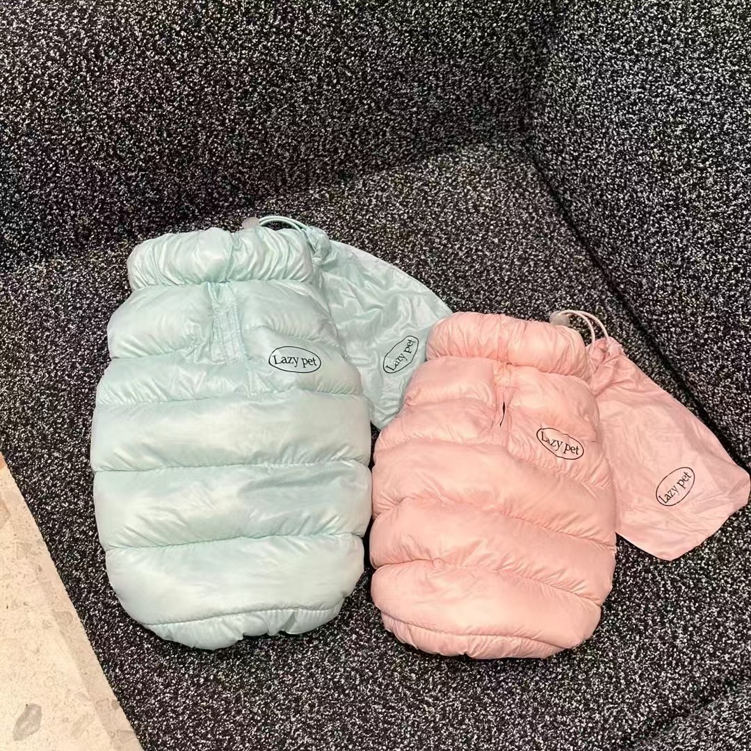 宠物狗狗加厚棉马甲猫咪狗狗冬装超轻可爱比熊泰迪约克夏百搭