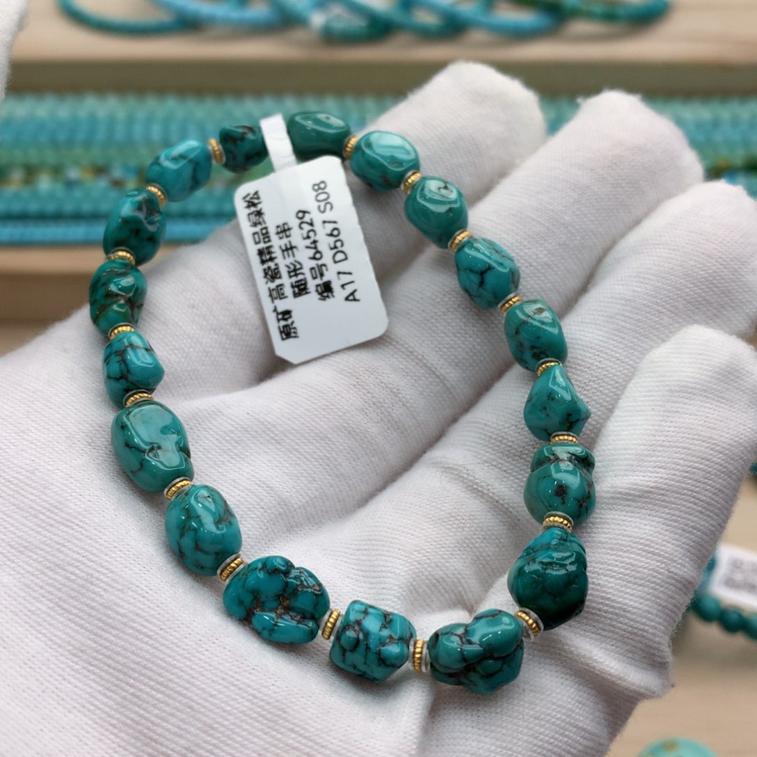 绿松石珠宝奇石未镶嵌