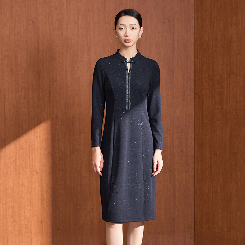 【粉丝专属】马天奴轻职风修身极简风连衣裙VDAB20DRX0