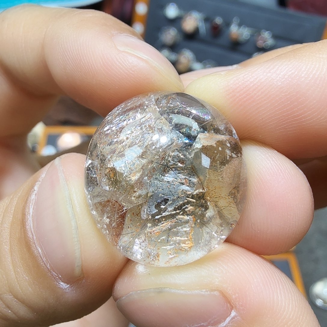 水晶银S925镶嵌水晶S925银镶水晶水晶水晶