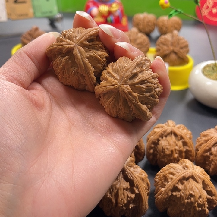 远***.吊坠文玩核桃拼接白奔