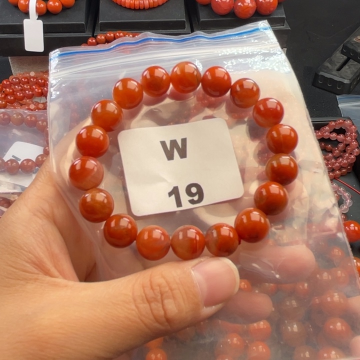 南红玛瑙未镶嵌多样性发货默认微瑕称重10mm