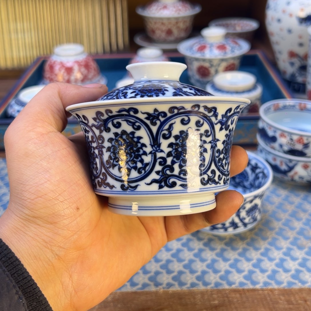 摆件景德镇茶器百宝箱