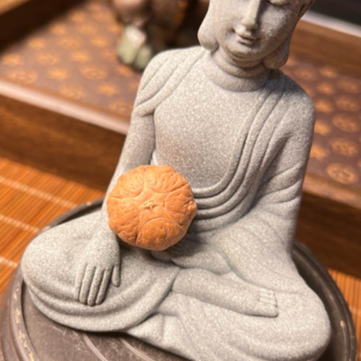 【精品五星】尼泊尔五星菩提上将佛头三通单颗念珠