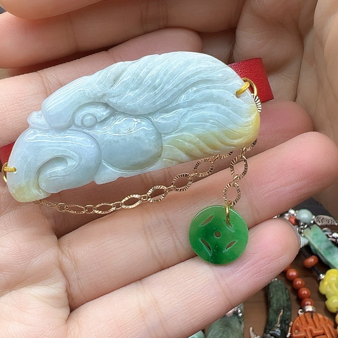翡翠戒指未镶嵌炸