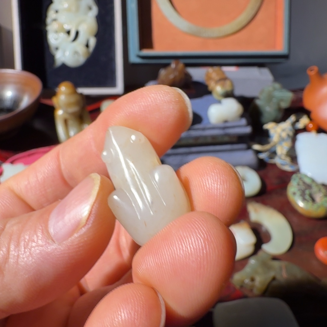 用***6和田玉（白玉）未镶嵌颈饰