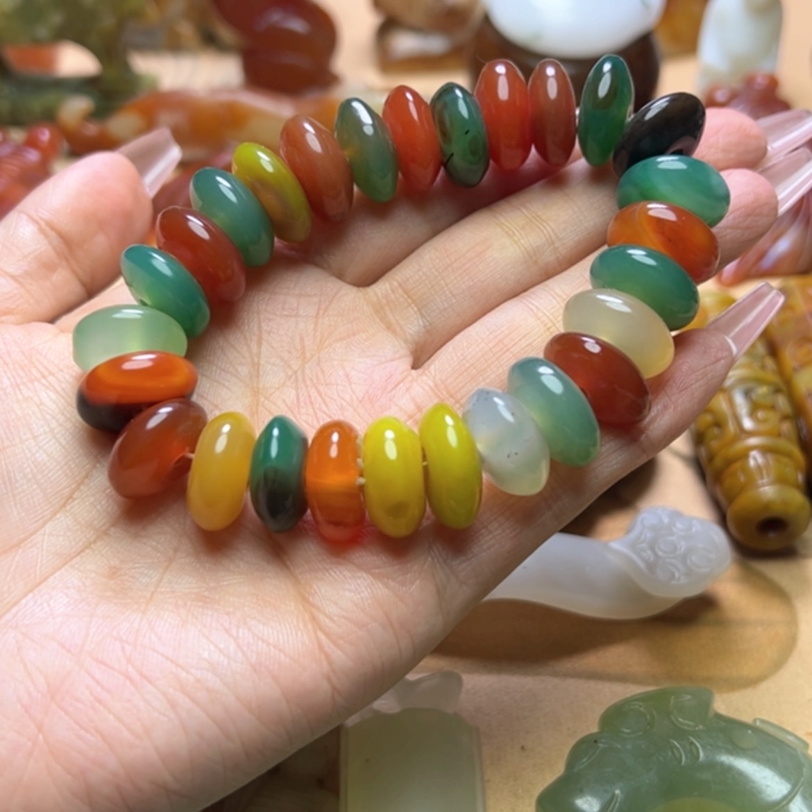 【闪购商品】玛瑙/玉髓颈饰未镶嵌