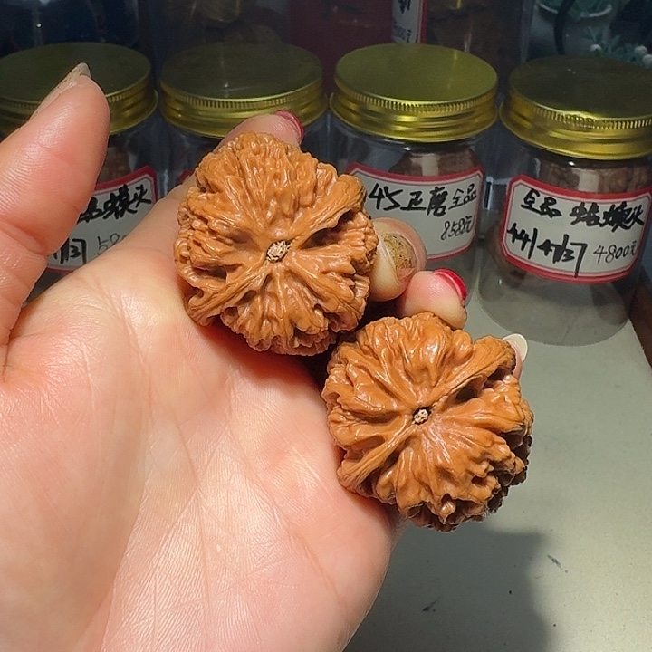 吊坠文玩核桃41全品原装毕业三角粗筋