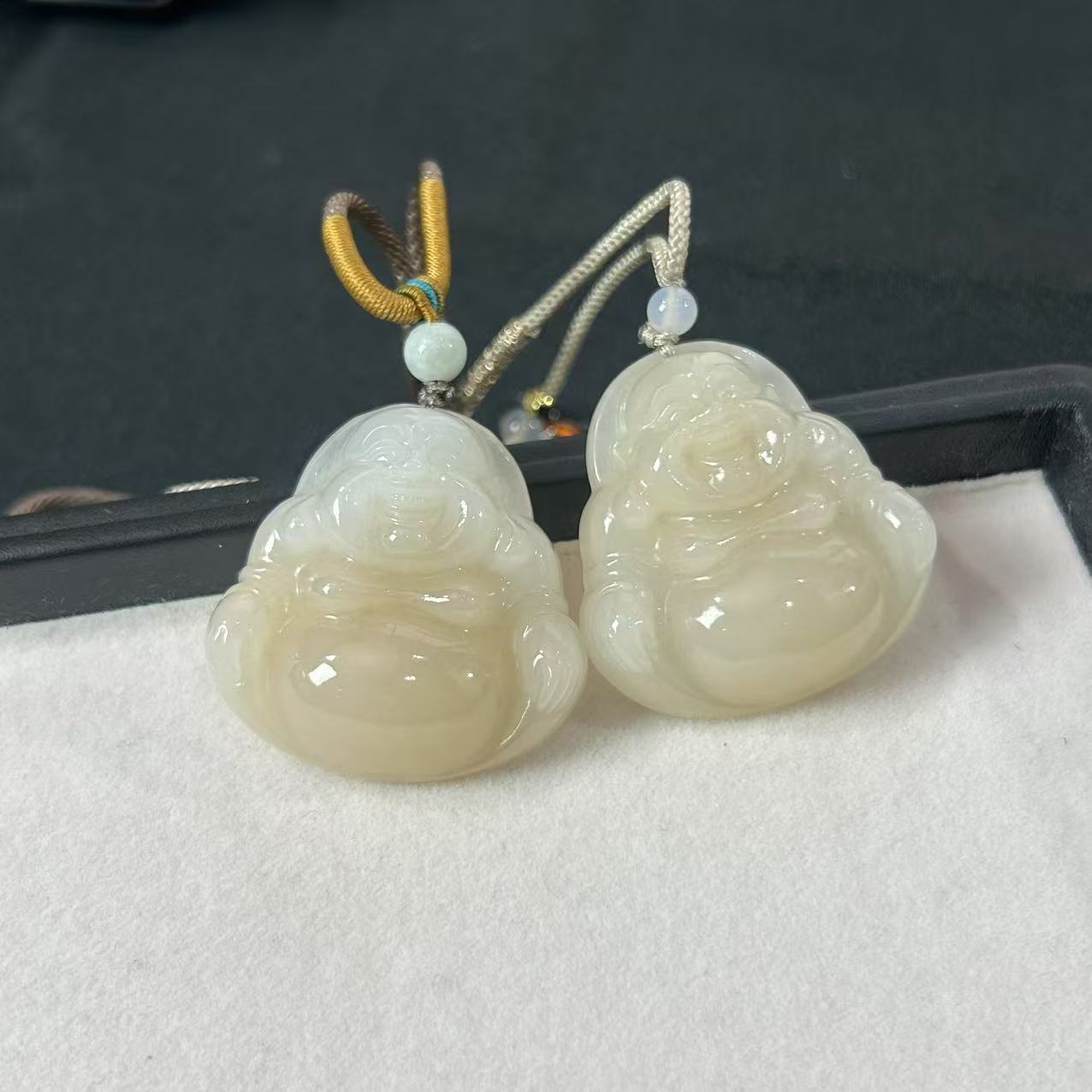 【睿泽鉴宝】半藕粉佛公多样性发一/有瑕 37*36*12 JJY0276