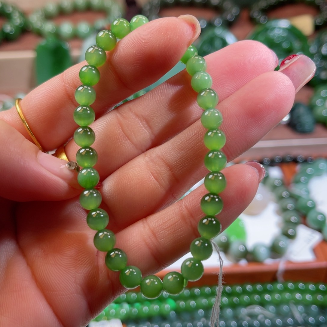 和田玉手链未镶嵌